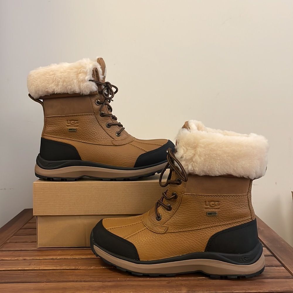 UGG Adirondack III Boots Chestnut USA Women Size 6/UK 4/EU 37 - Picture 3 of 14